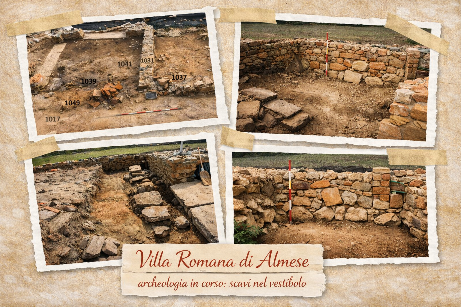 Almese villa romana: nuovi scavi nell’area del vestibolo