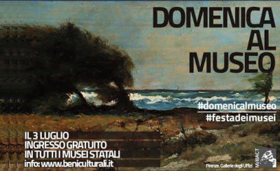 cover CAMPAGNA SOCIAL DEDICATA AL MARE  |  3 LUGLIO 2016 DOMENICA GRATUITA NEI MUSEI E NEI SITI ARCHEOLOGICI STATALI