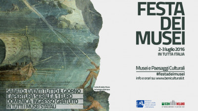 cover FESTA DEI MUSEI | SABATO 2 LUGLIO APERTURA SERALE A 1 EURO