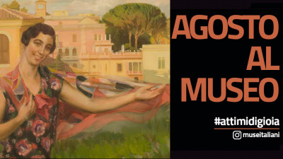 cover AGOSTO 2017 AL MUSEO | ATTIMI DI GIOIA NELL'ARTE