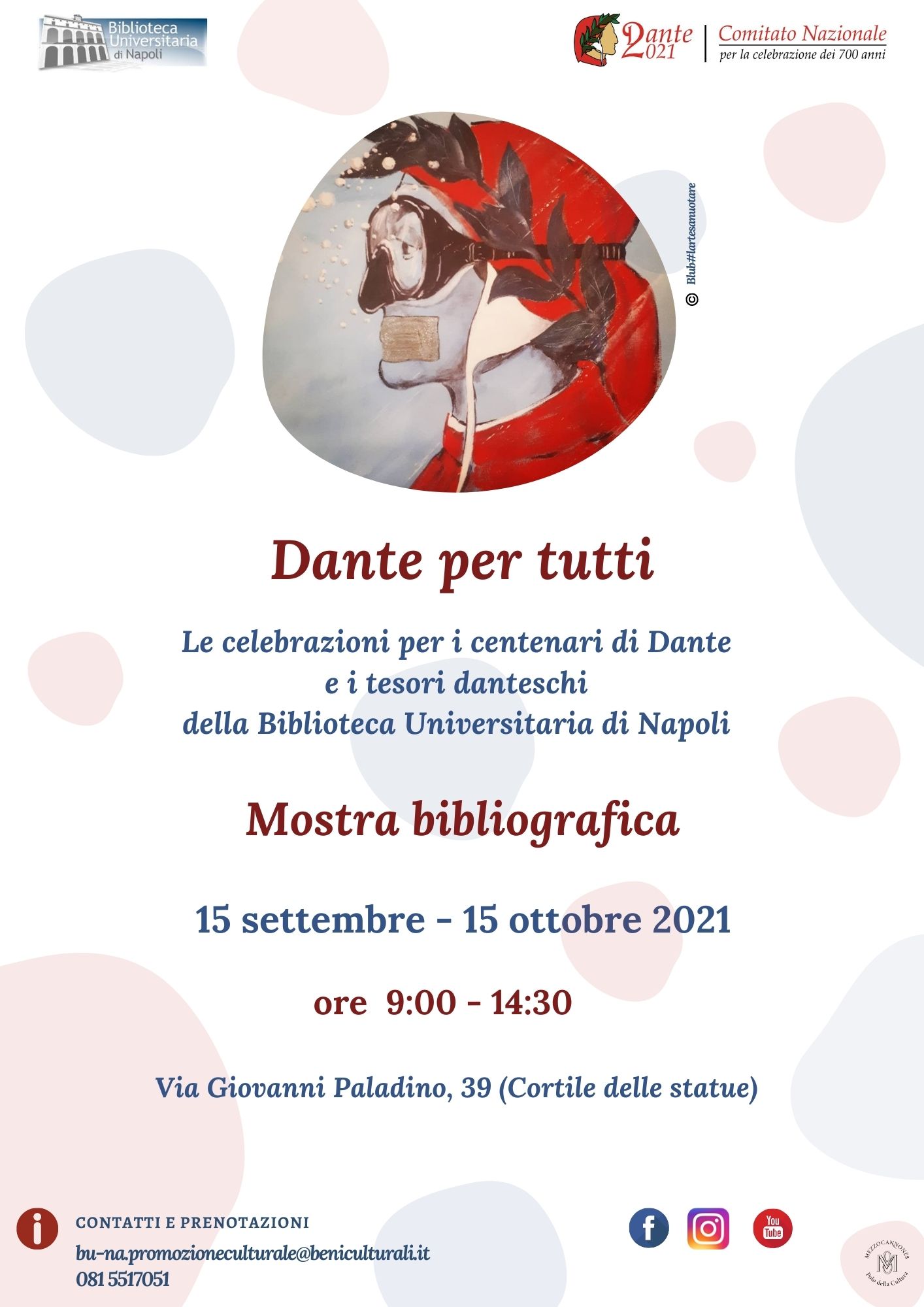 Le celebrazioni per i centenari di Dante e i tesori danteschi della Biblioteca Universitaria di Napoli