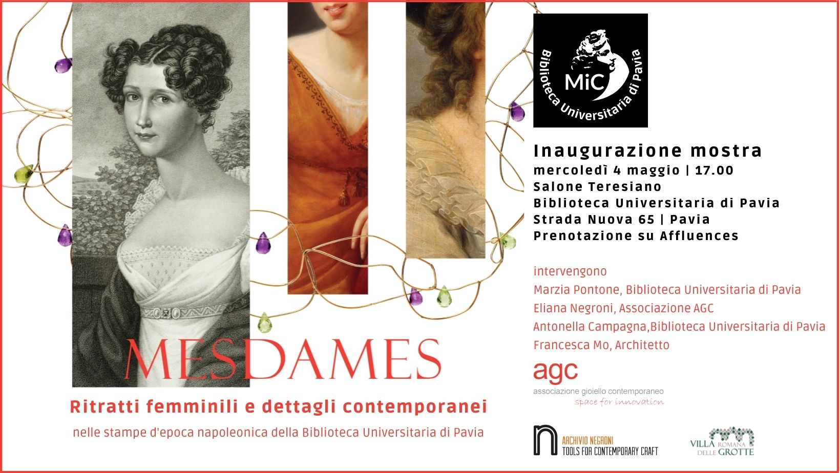 Mesdames. Ritratti femminili e dettagli contemporanei nelle stampe d’epoca napoleonica della Biblioteca Universitaria di Pavia