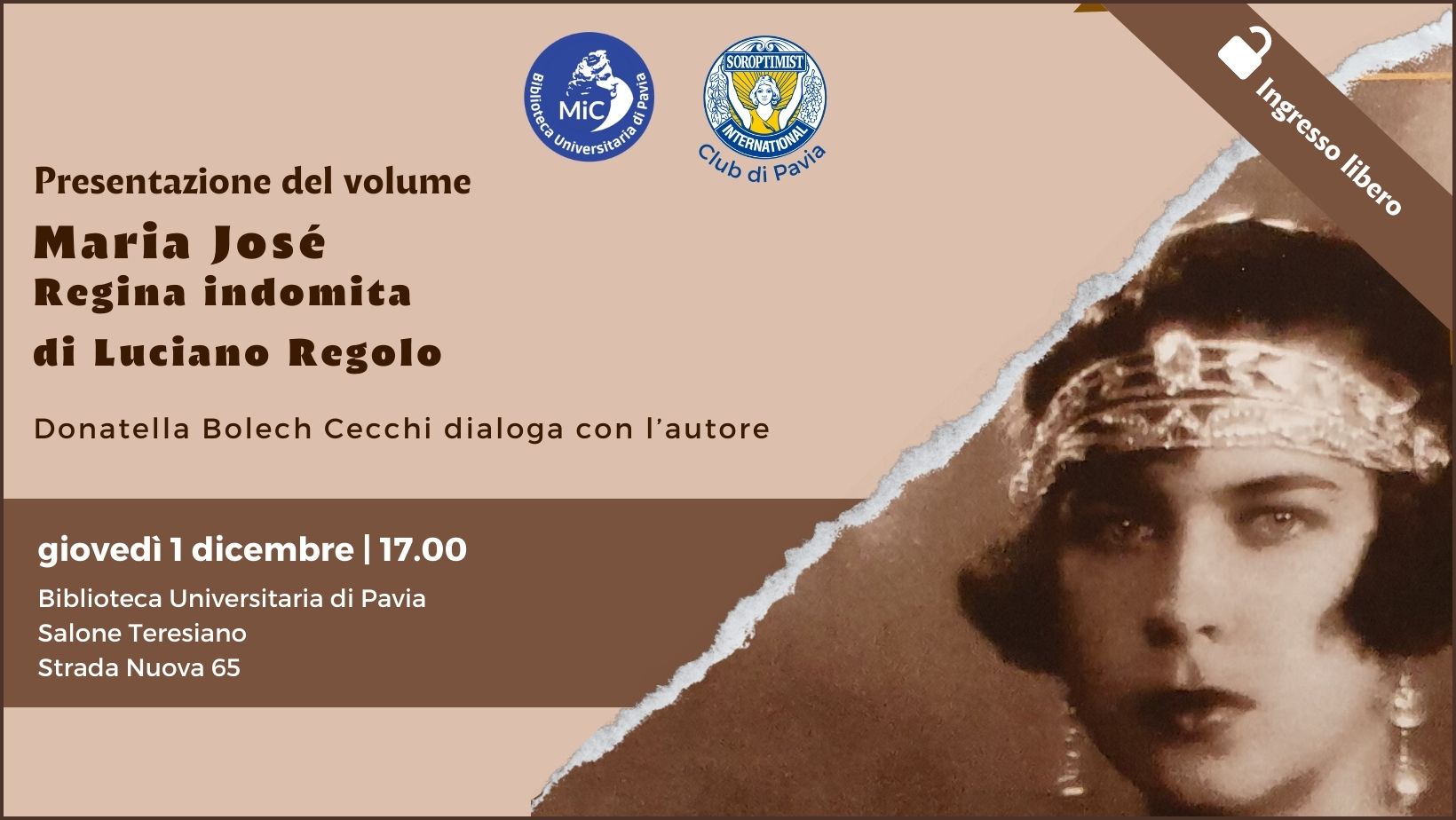 Maria José regina indomita di Luciano Regolo