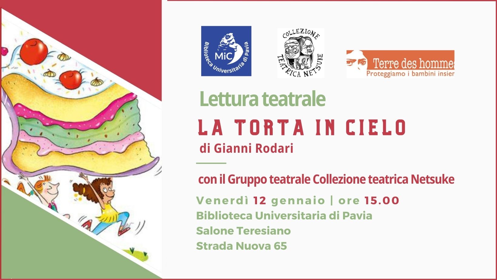 La torta in cielo di Gianni Rodari