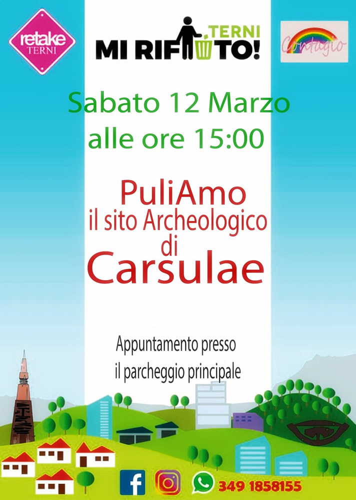 PuliAmo il sito archeologico di Carsulae