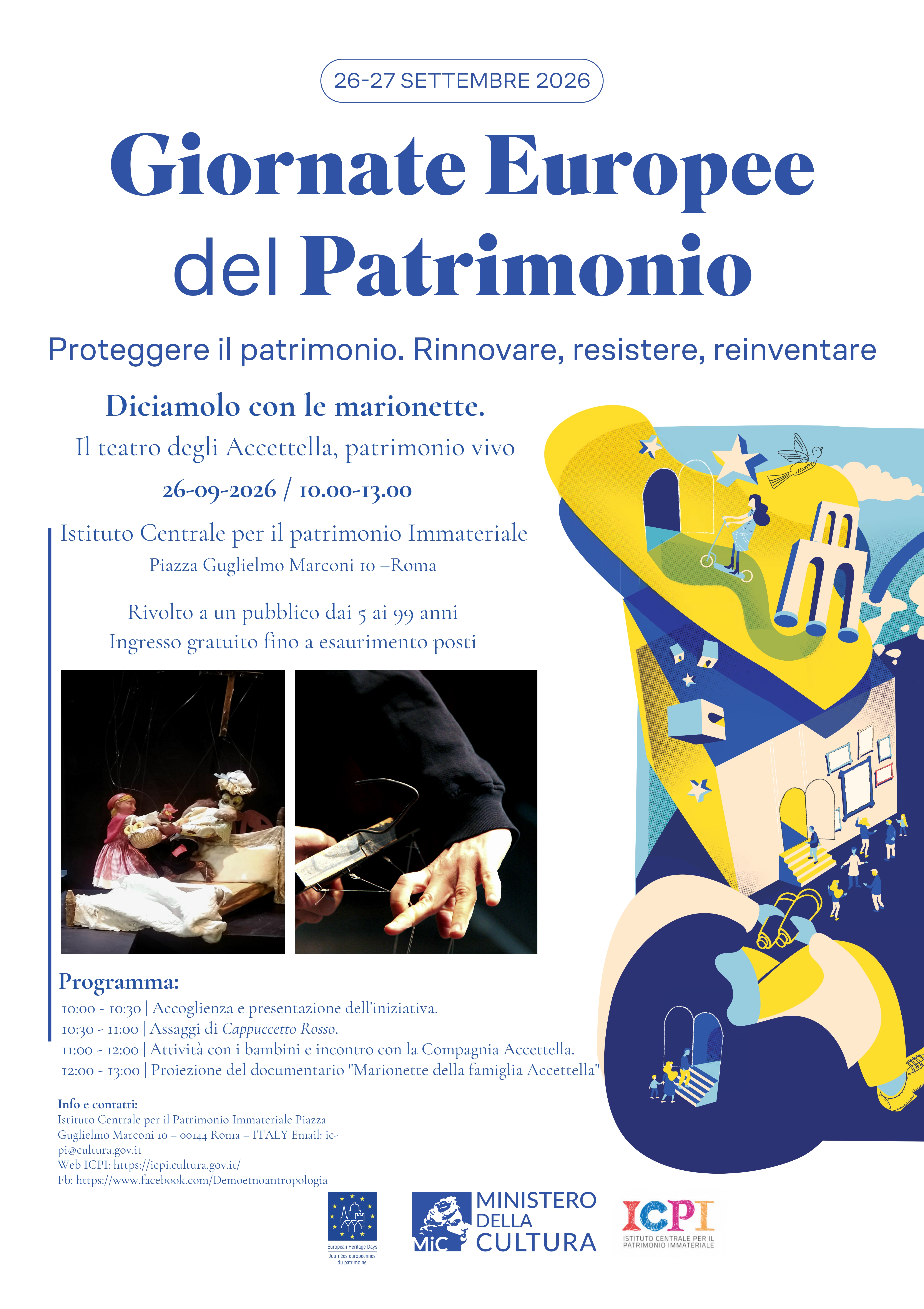 Diciamolo con le marionette.  Il teatro degli Accettella, patrimonio vivo.