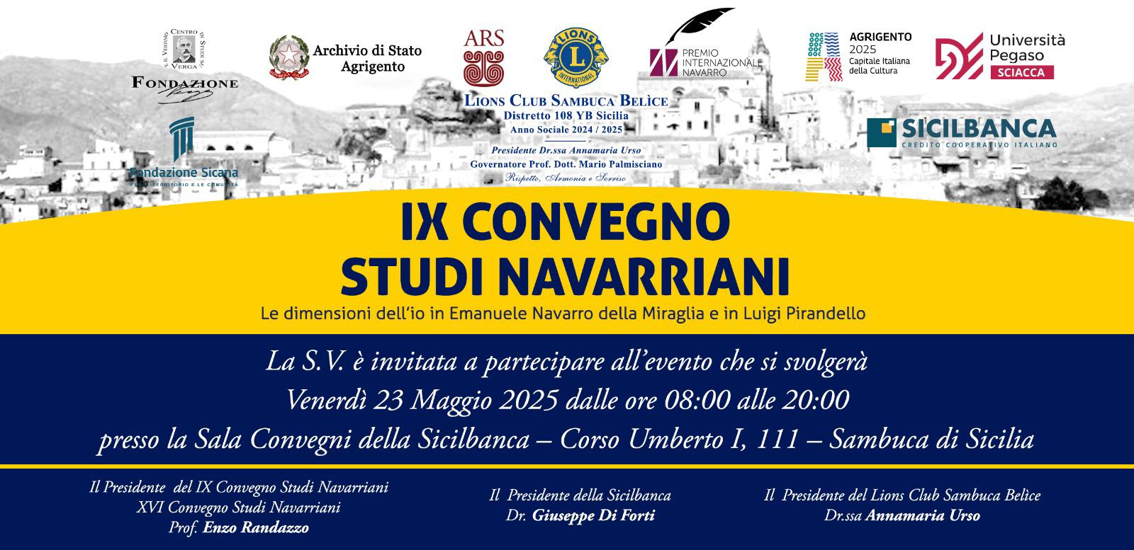 XVI Premio Internazionale Navarro 2025