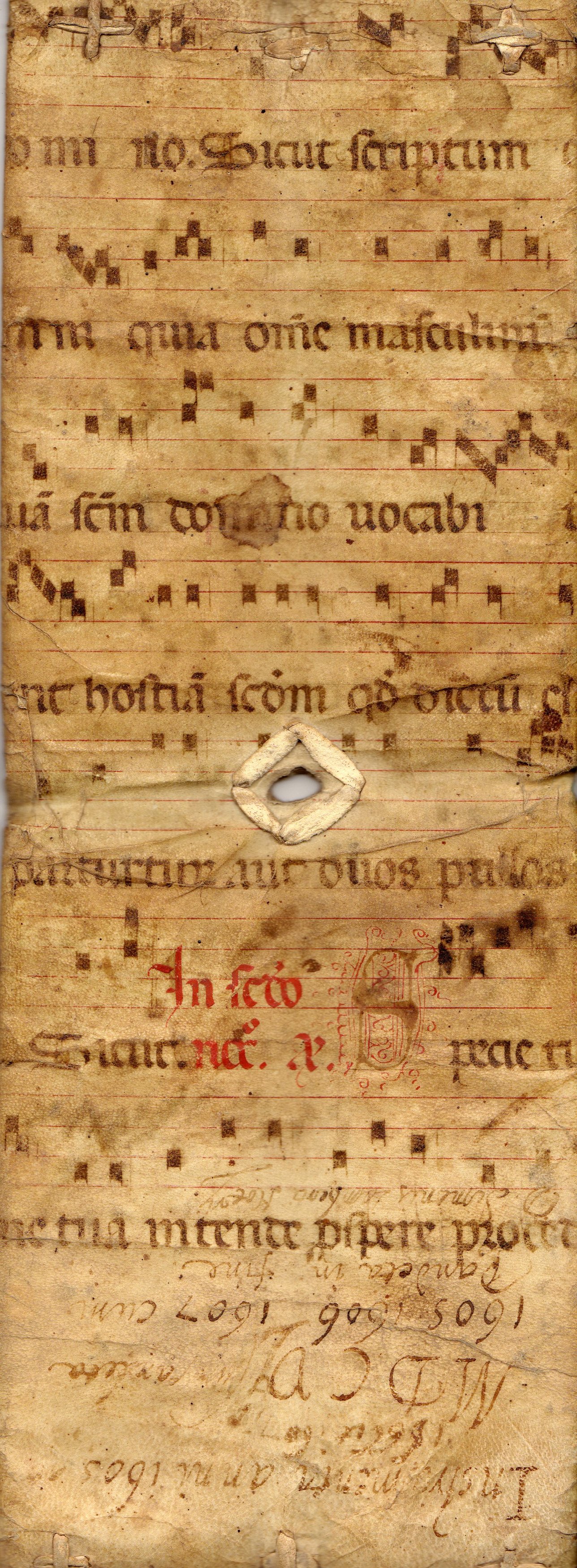 Dorso di una filza notarile
SASV, not. 55