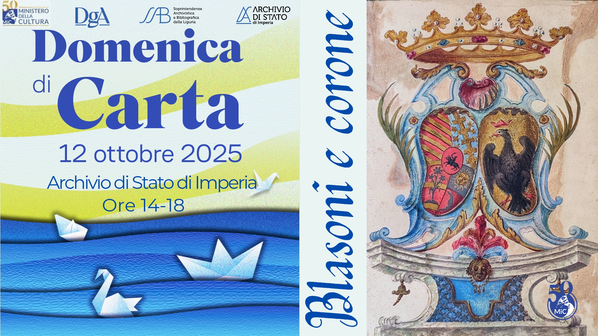Blasoni e corone. Le carte Rodini “dialogano” con documenti di altre famiglie della nobiltà sabauda