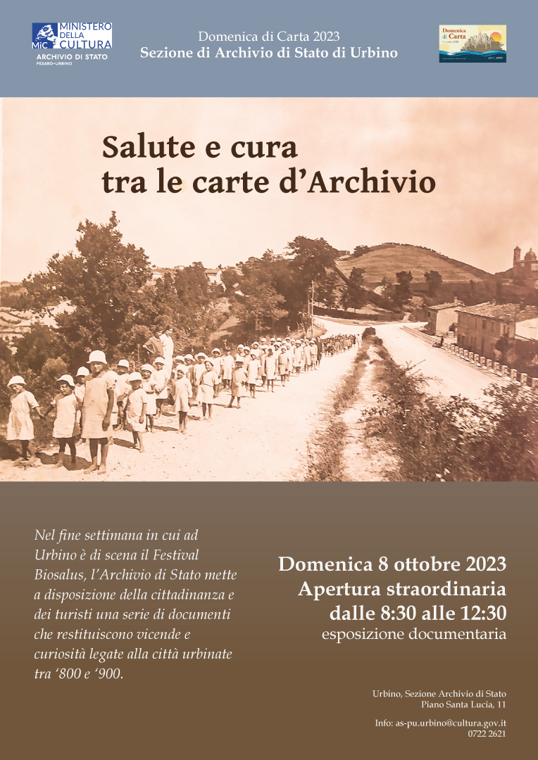 Salute e cura tra le carte d’Archivio