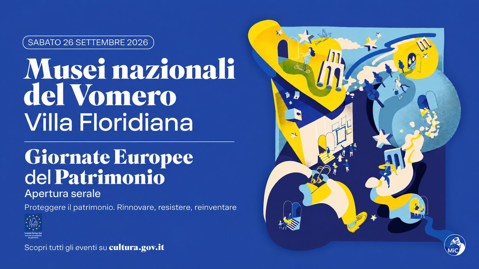 GEP 2026 | A piedi nudi nel parco - Apertura serale straordinaria Museo Duca di Martina e concerto musica swing