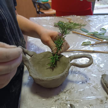 laboratorio didattico: «Dall'argilla al vaso»