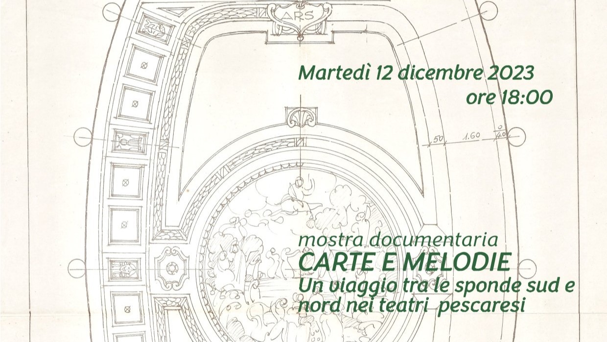Apertura Straordinaria - "Carte e Melodie - Un viaggio tra le sponde sud e nord nei teatri pescaresi."