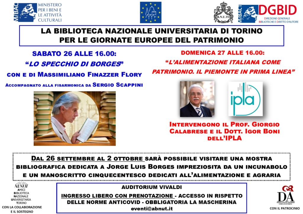 Giornate del Patrimonio 2020 - Lo specchio di Borges