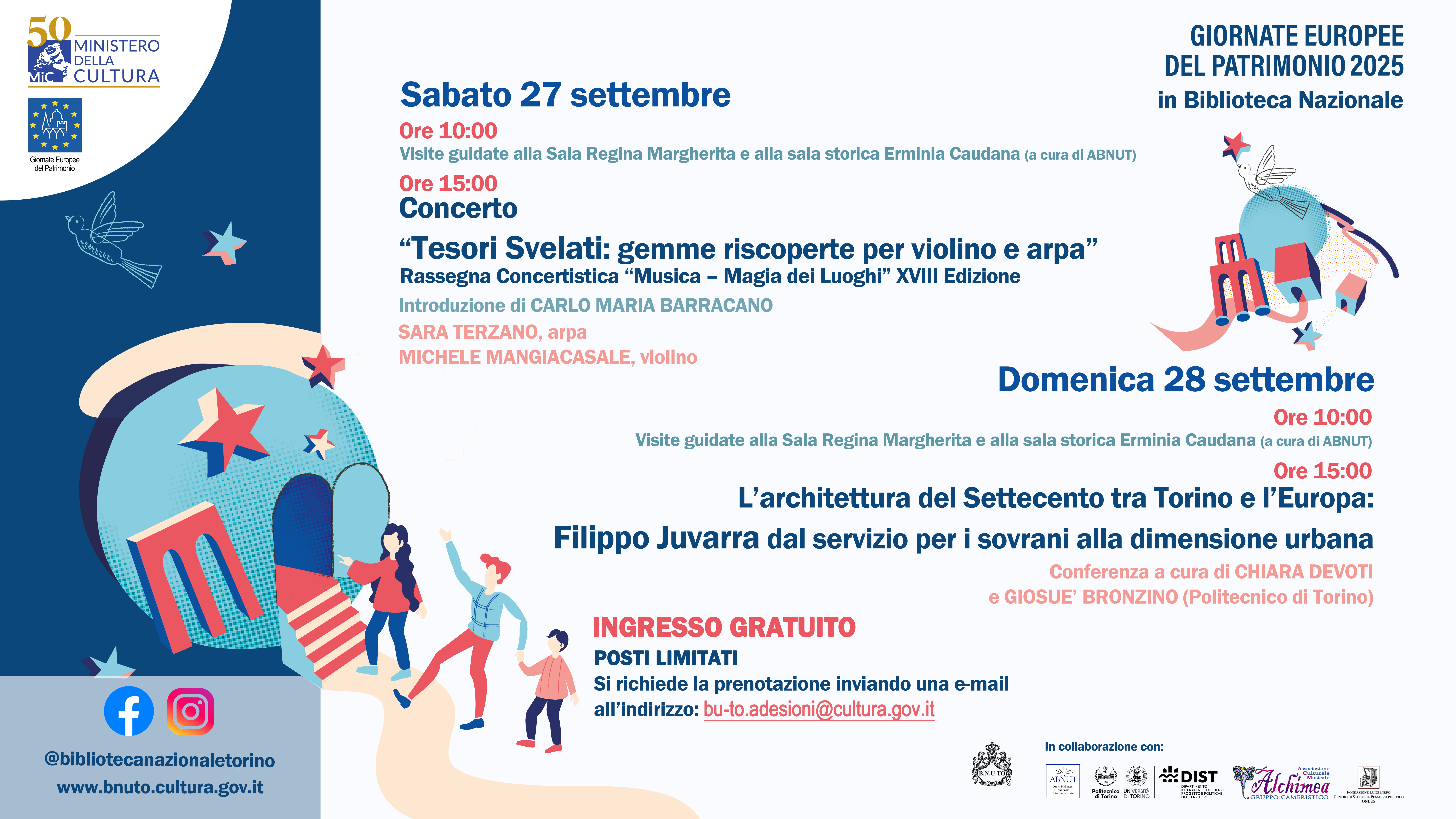 GIORNATE EUROPEE DEL PATRIMONIO in Biblioteca Nazionale Universitaria di Torino