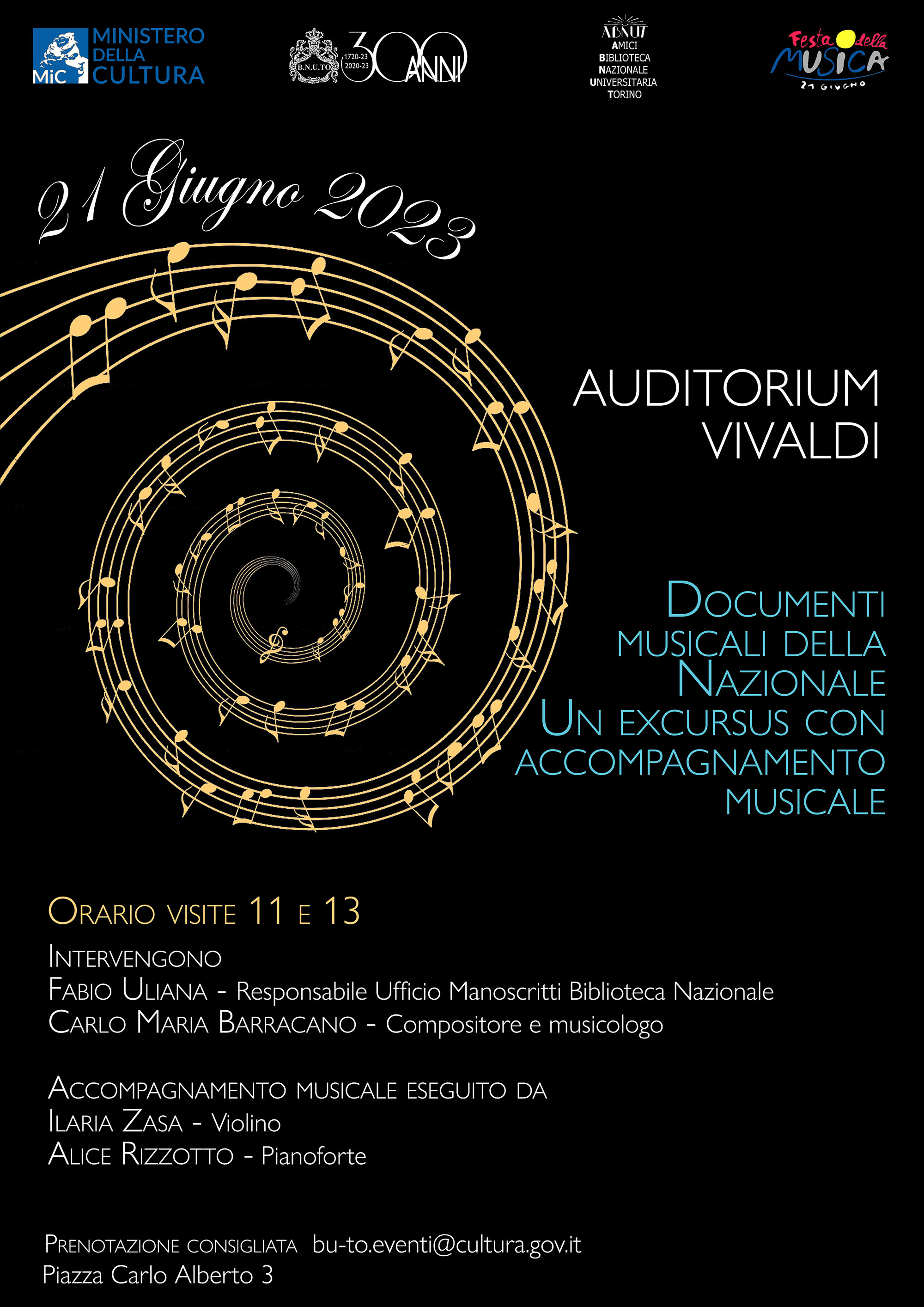 Documenti musicali della Nazionale