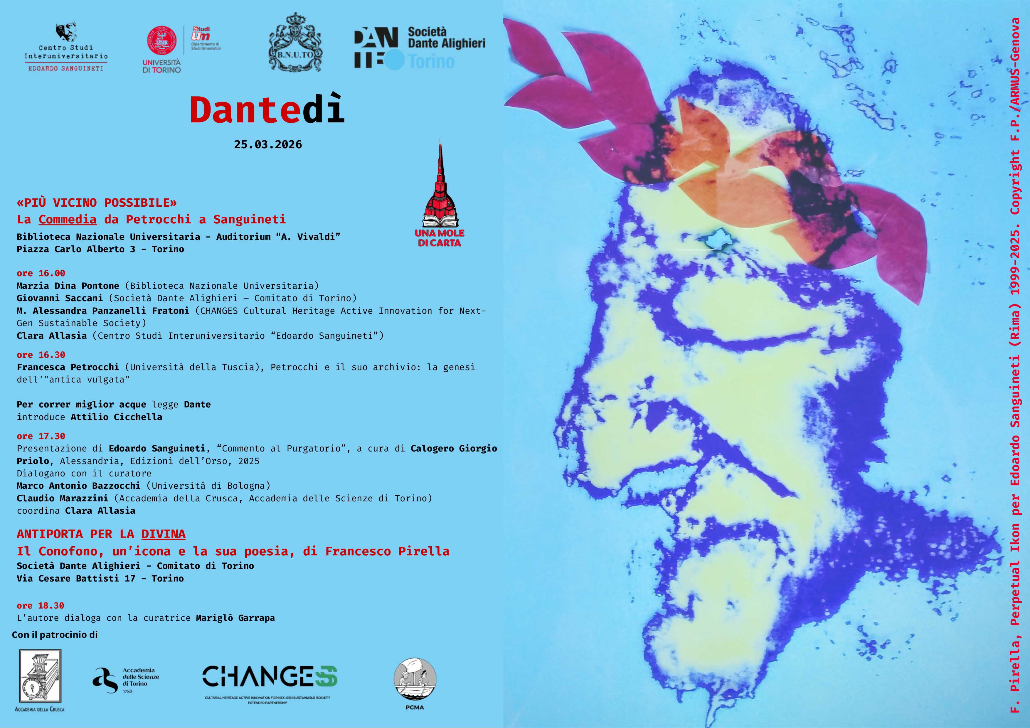 LA COMMEDIA DI DANTE DA PETROCCHI A SANGUINETI