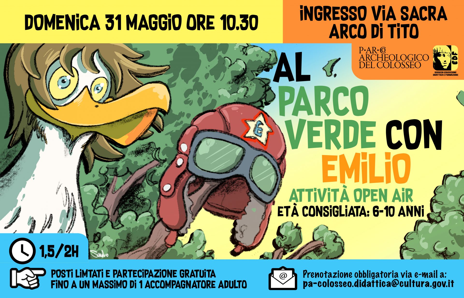 Al PArCo verde con Emilio | Attività per famiglie – Maggio 2026