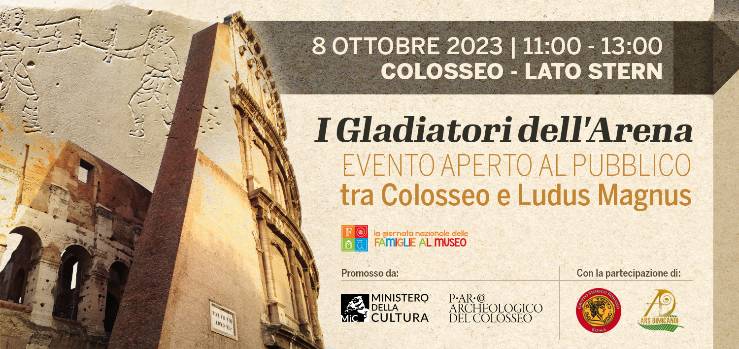 I gladiatori dell'Arena tra Colosseo e Ludus Magnus